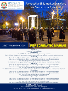 Peregrinatio Mariae 2014 Santa Lucia